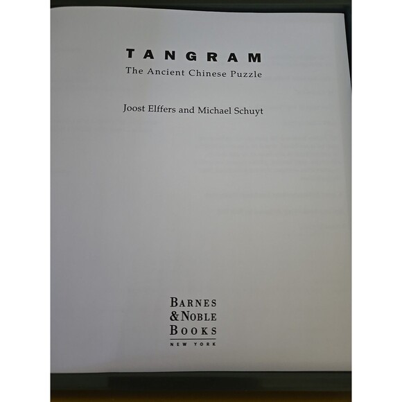 Tangram: The Ancient Chinese Puzzle 1,600 Ancient Chinese Logic Brain Teaser - Picture 4 of 4